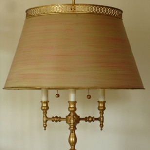 Bespoke bouillotte floor lamp; ORLEANS.